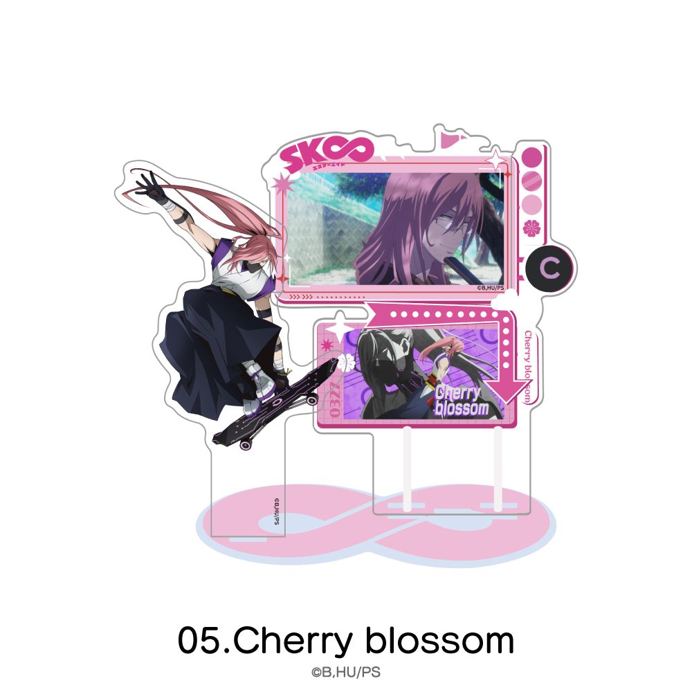 SK∞ エスケーエイト 場面写アクリルスタンド 05 Cherry blossom ("SK8 the Infinity" Scenes Acrylic Stand 05 Cherry blossom)
