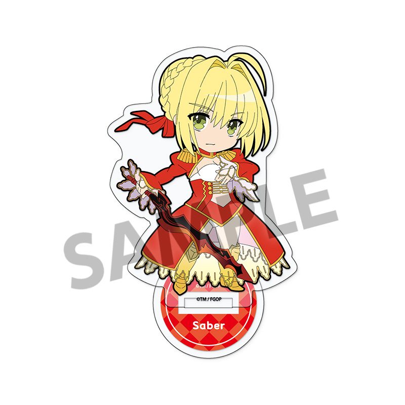 ぴくりる! Fate/Grand Order アクリルスタンド Vol.1 セイバー/ネロ・クラウディウス (Pikuriru! "Fate/Grand Order" Acrylic Stand Vol. 1 Saber / Nero Claudius)