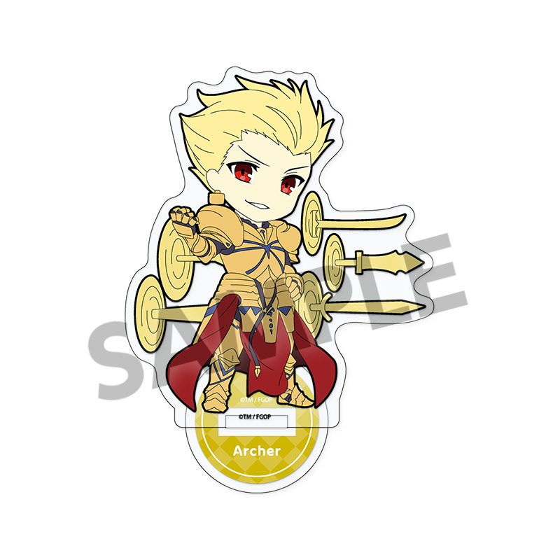 ぴくりる! Fate/Grand Order アクリルスタンド Vol.2 アーチャー/ギルガメッシュ (Pikuriru! "Fate/Grand Order" Acrylic Stand Vol. 2 Archer / Gilgamesh)