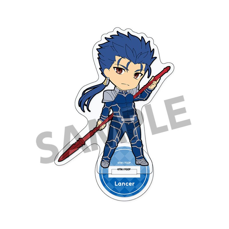 ぴくりる! Fate/Grand Order アクリルスタンド Vol.2 ランサー/クー・フーリン (Pikuriru! "Fate/Grand Order" Acrylic Stand Vol. 2 Lancer / Cu Chulainn)