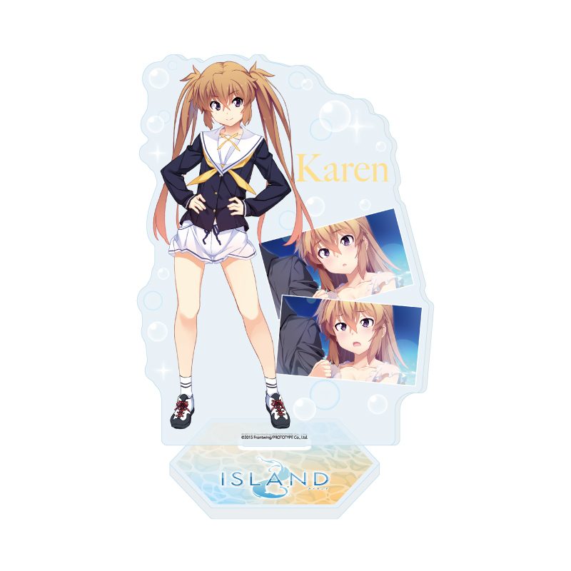 アクリルスタンド ISLAND 02 枢都夏蓮(公式イラスト) (Acrylic Stand "Island" 02 Kurutsu Karen (Official Illustration))