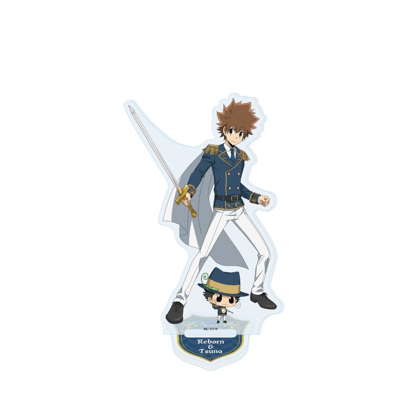 アクリルスタンド 家庭教師ヒットマンREBORN! 113 リボーン&沢田綱吉 騎士Ver.(描き下ろしイラスト) (Acrylic Stand "Reborn!" 113 Reborn & Sawada Tsunayoshi Knight Ver. (Original Illustration))