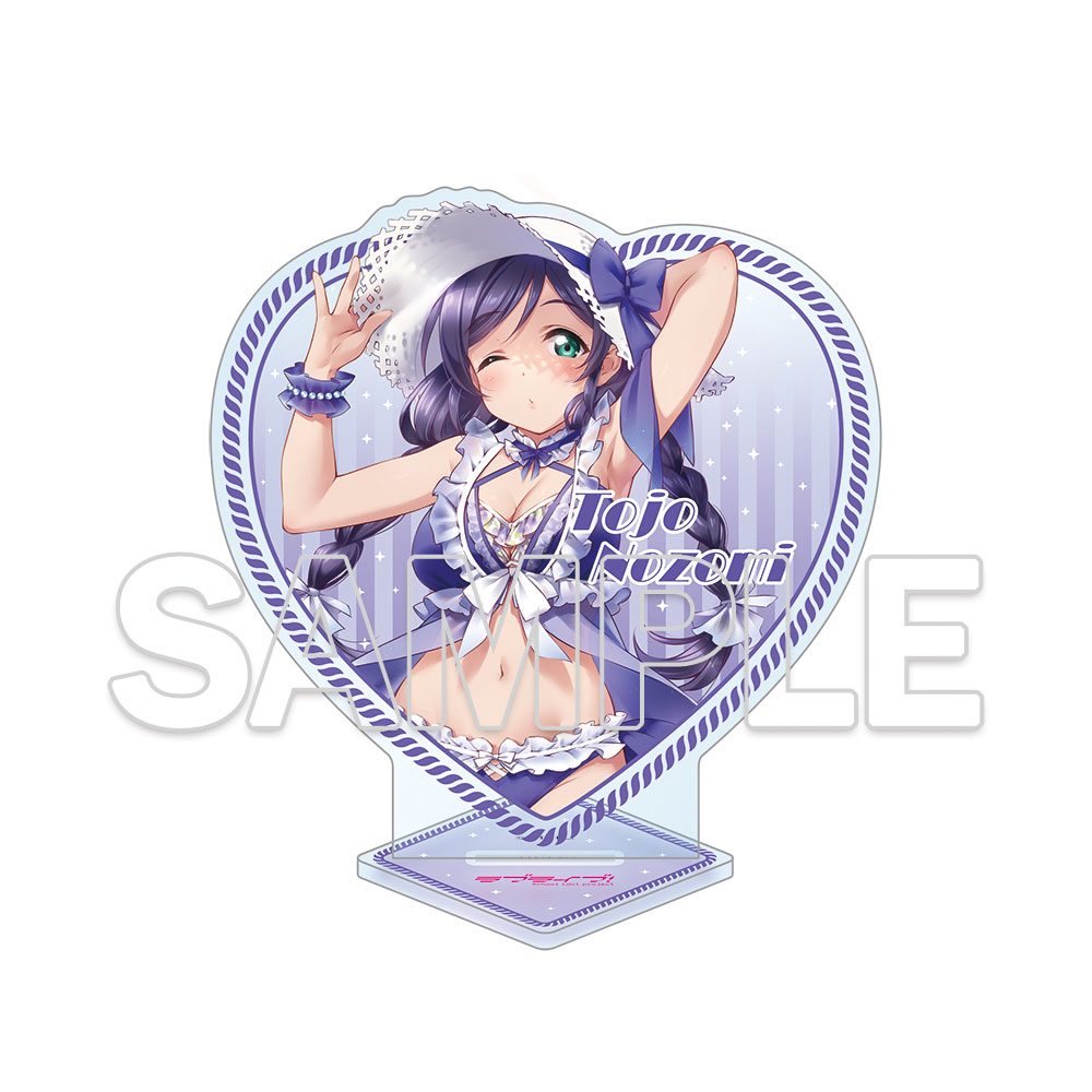 ラブライブ! ハート型ラメ入りアクリルスタンド 東條希 ("Love Live!" Heart Lame Acrylic Stand Tojo Nozomi)