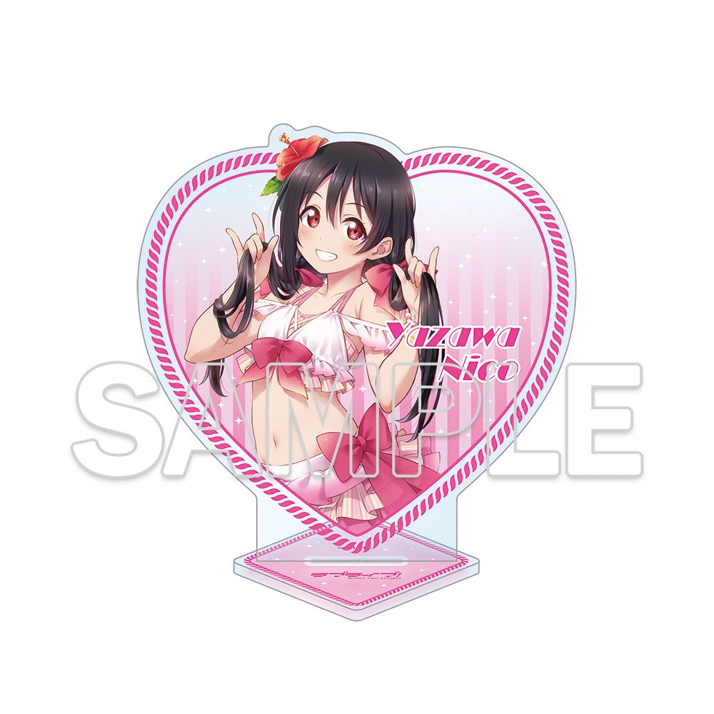 ラブライブ! ハート型ラメ入りアクリルスタンド 矢澤にこ ("Love Live!" Heart Lame Acrylic Stand Yazawa Nico)