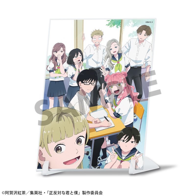 正反対な君と僕 A6ビジュアルアクリルプレート メインビジュアル ("You and I are Polar Opposites" A6 Visual Acrylic Plate Main Visual)