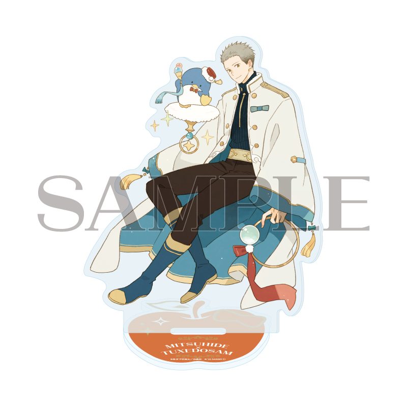 アクリルスタンド 赤髪の白雪姫×サンリオキャラクターズ 03 ミツヒデ×タキシードサム(コラボイラスト) (Acrylic Stand "Snow White with the Red Hair" x Sanrio Characters 03 Mitsuhide x Tuxedosam (Collaboration Illustration))