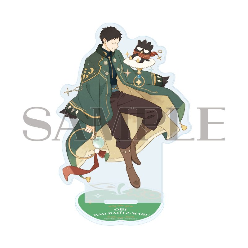 アクリルスタンド 赤髪の白雪姫×サンリオキャラクターズ 05 オビ×バッドばつ丸(コラボイラスト) (Acrylic Stand "Snow White with the Red Hair" x Sanrio Characters 05 Obi x Bad Badtz-Maru (Collaboration Illustration))