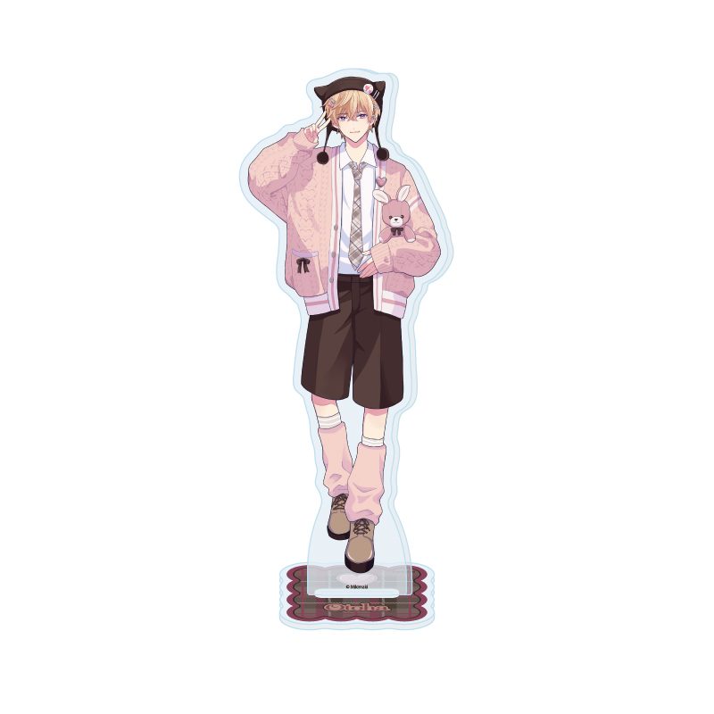 アクリルスタンド アイドルと〇〇しちゃダメですか? 07 三峠音羽(描き下ろしイラスト) (Acrylic Stand "Can I Not Fall for Idols?" 07 Mitouge Otoha (Original Illustration))