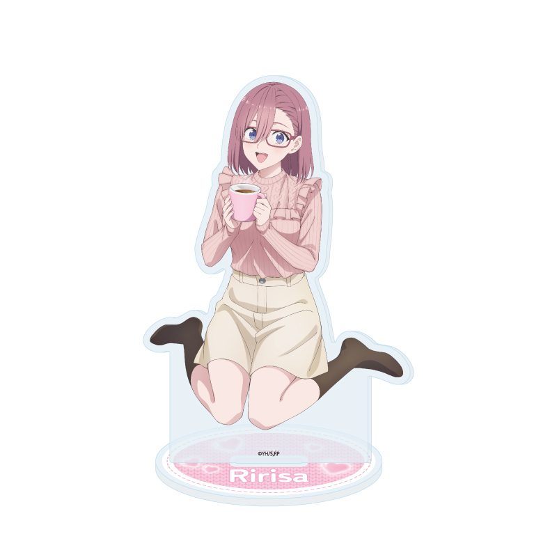アクリルスタンド 2.5次元の誘惑 17 天乃リリサ お部屋ニットVer.(描き下ろしイラスト) (Acrylic Stand "2.5 Dimensional Seduction" 17 Amano Ririsa Room Knit Ver. (Original Illustration))