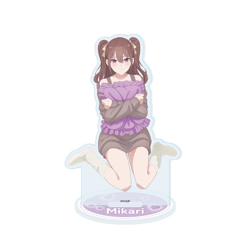 アクリルスタンド 2.5次元の誘惑 18 橘美花莉 お部屋ニットVer.(描き下ろしイラスト) (Acrylic Stand "2.5 Dimensional Seduction" 18 Tachibana Mikari Room Knit Ver. (Original Illustration))