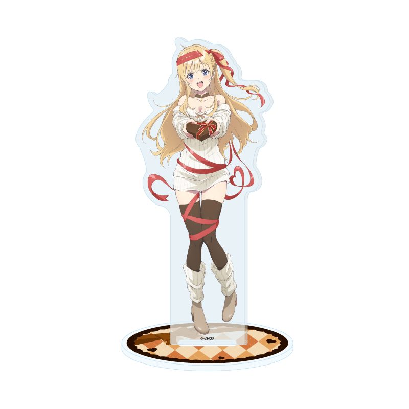 アクリルスタンド 千歳くんはラムネ瓶のなか 01 柊夕湖 バレンタインVer.(描き下ろしイラスト) (Acrylic Stand "Chitose Is in the Ramune Bottle" 01 Hiiragi Yuko Valentine Ver. (Original Illustration))