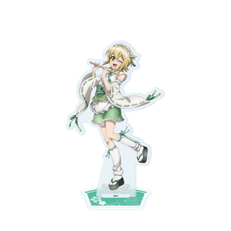 アクリルスタンド 戦姫絶唱シンフォギアXV 60 暁切歌 巫女風メイドVer.(描き下ろしイラスト) (Acrylic Stand "Senki Zessho Symphogear XV" 60 Akatsuki Kirika Miko Style Maid Ver. (Original Illustration))