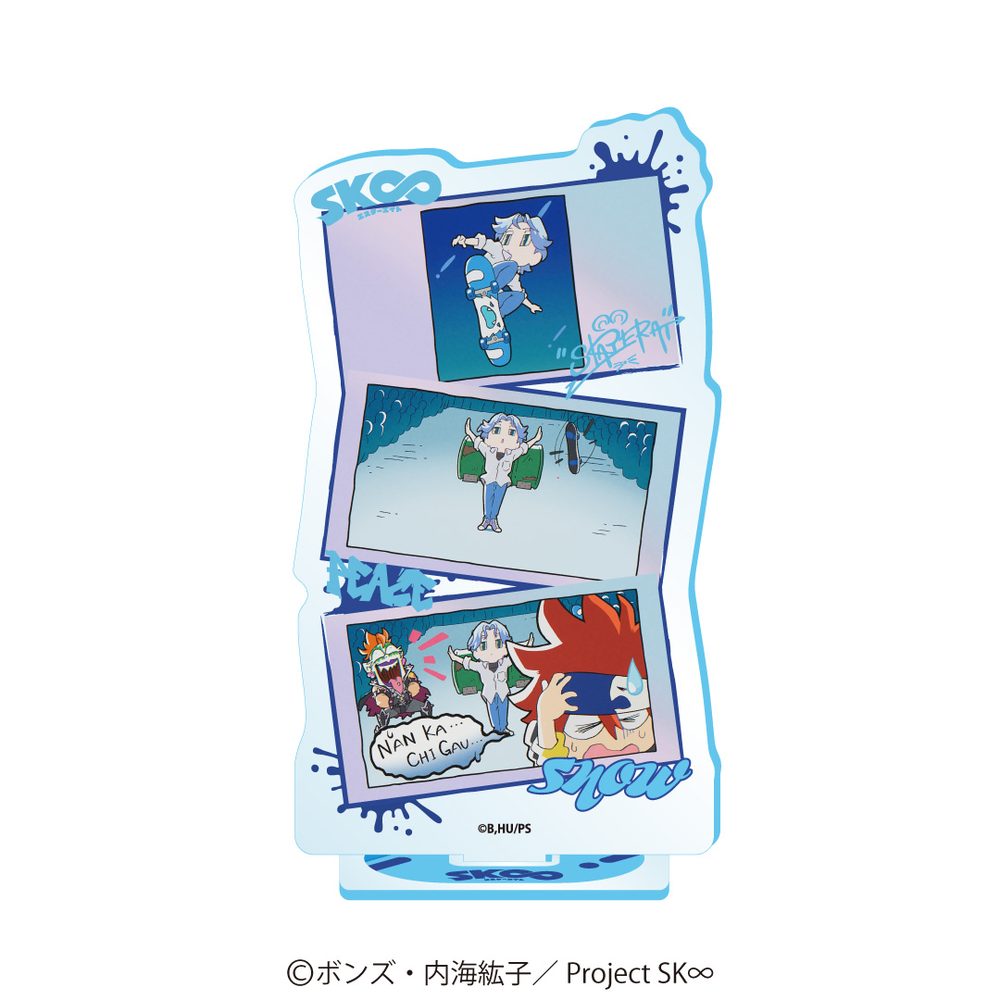 SK∞ エスケーエイト 場面写アクリルスタンド スノー ("SK8 the Infinity" Scenes Acrylic Stand Snow)