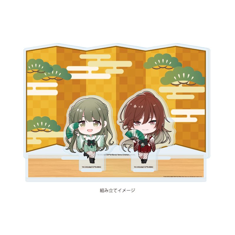 アクリルジオラマ アイドルマスター シャイニーカラーズ 08 283プロ シーズ 舞姫彩華Ver.(ミニキャライラスト) (Acrylic Diorama "The Idolmaster Shiny Colors" 08 283 Production SHHis Maihime Saika Ver. (Mini Character Illustration))
