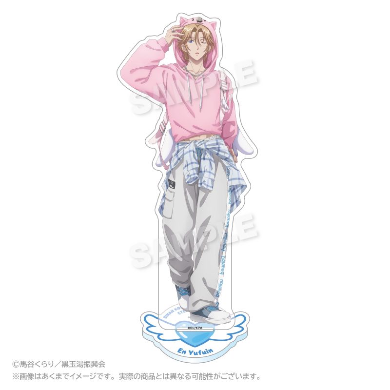 美男高校地球防衛部ETERNAL LOVE! アクリルスタンド ウォンバットパーカーVer. 由布院煙 ("Cute High Earth Defense Club ETERNAL LOVE!" Acrylic Stand Wombat Hoodie Ver. Yufuin En)