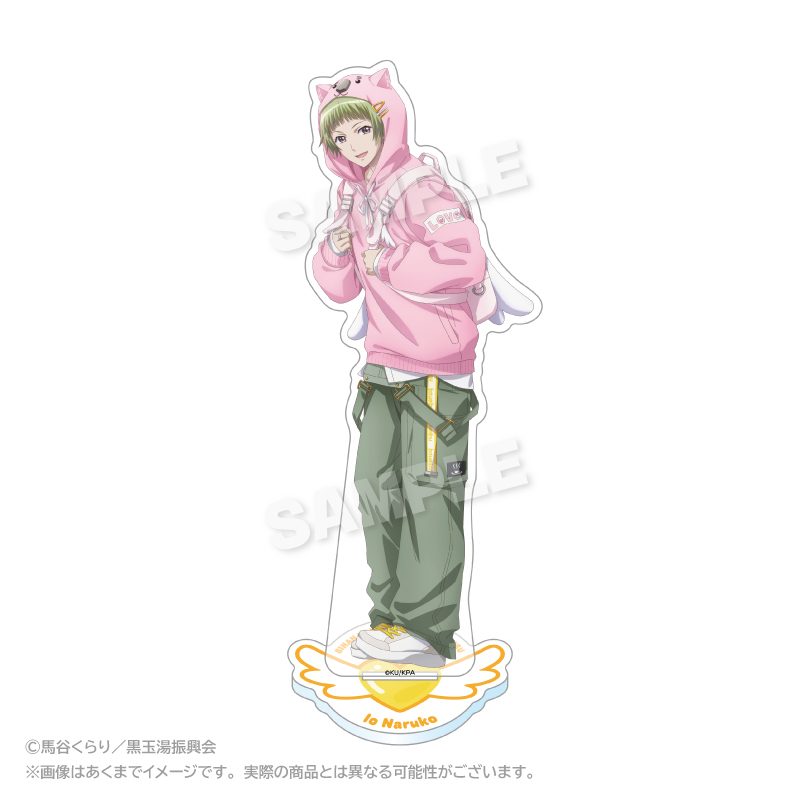 美男高校地球防衛部ETERNAL LOVE! アクリルスタンド ウォンバットパーカーVer. 鳴子硫黄 ("Cute High Earth Defense Club ETERNAL LOVE!" Acrylic Stand Wombat Hoodie Ver. Naruko Io)
