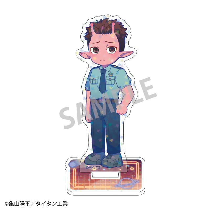 銀河特急 ミルキー☆サブウェイ ホログラムミニアクリルスタンド アサミ 描き起こし第2弾 ("MILKY SUBWAY THE GALACTIC LIMITED EXPRESS" Hologram Mini Acrylic Stand Asami Original Illustration Vol. 2)