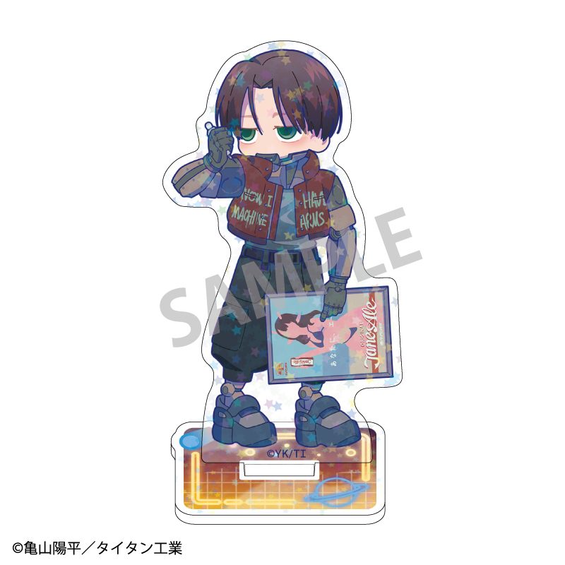 銀河特急 ミルキー☆サブウェイ ホログラムミニアクリルスタンド カート 描き起こし第2弾 ("MILKY SUBWAY THE GALACTIC LIMITED EXPRESS" Hologram Mini Acrylic Stand Kurt Original Illustration Vol. 2)