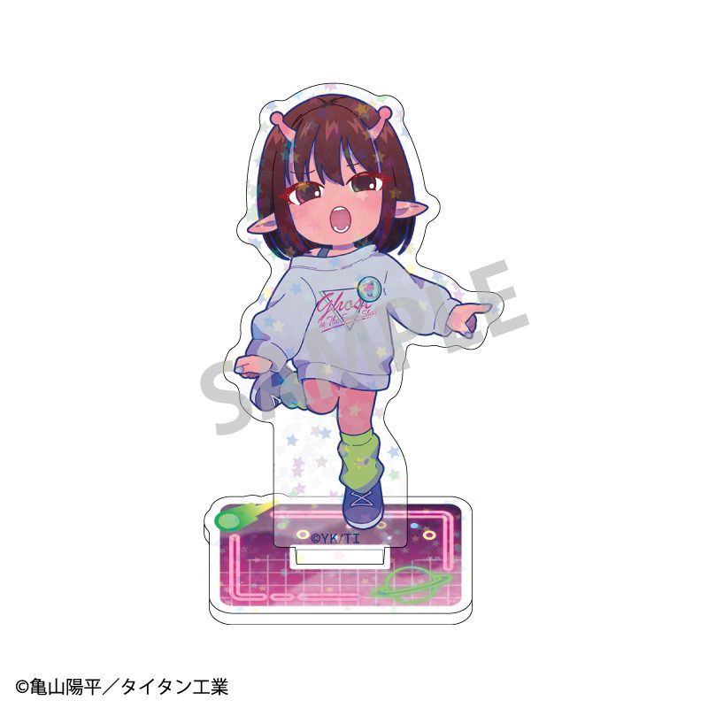 銀河特急 ミルキー☆サブウェイ ホログラムミニアクリルスタンド チハル 描き起こし第2弾 ("MILKY SUBWAY THE GALACTIC LIMITED EXPRESS" Hologram Mini Acrylic Stand Chiharu Original Illustration Vol. 2)