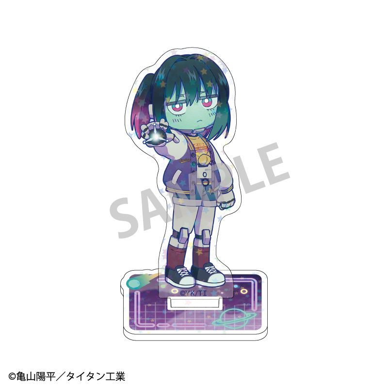 銀河特急 ミルキー☆サブウェイ ホログラムミニアクリルスタンド マキナ 描き起こし第2弾 ("MILKY SUBWAY THE GALACTIC LIMITED EXPRESS" Hologram Mini Acrylic Stand Makina Original Illustration Vol. 2)