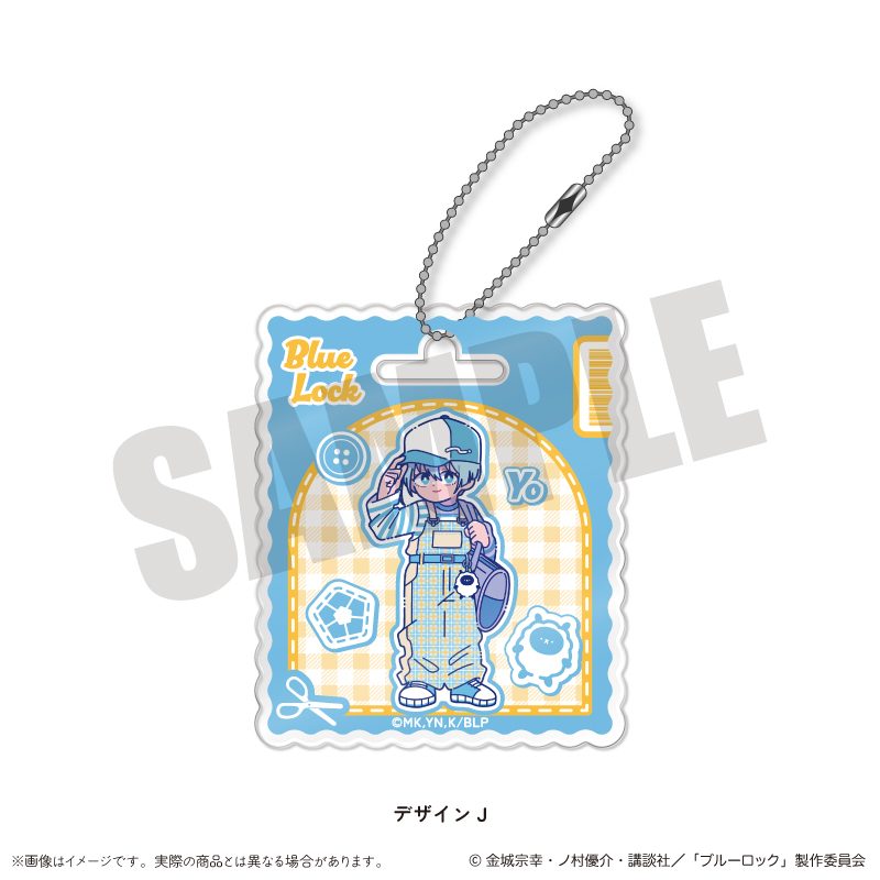 ブルーロック アクリルキーホルダー にゅーとろ 第3弾 J 氷織羊 ("Blue Lock" Acrylic Key Chain Newtoro Vol. 3 J Hiori Yo)