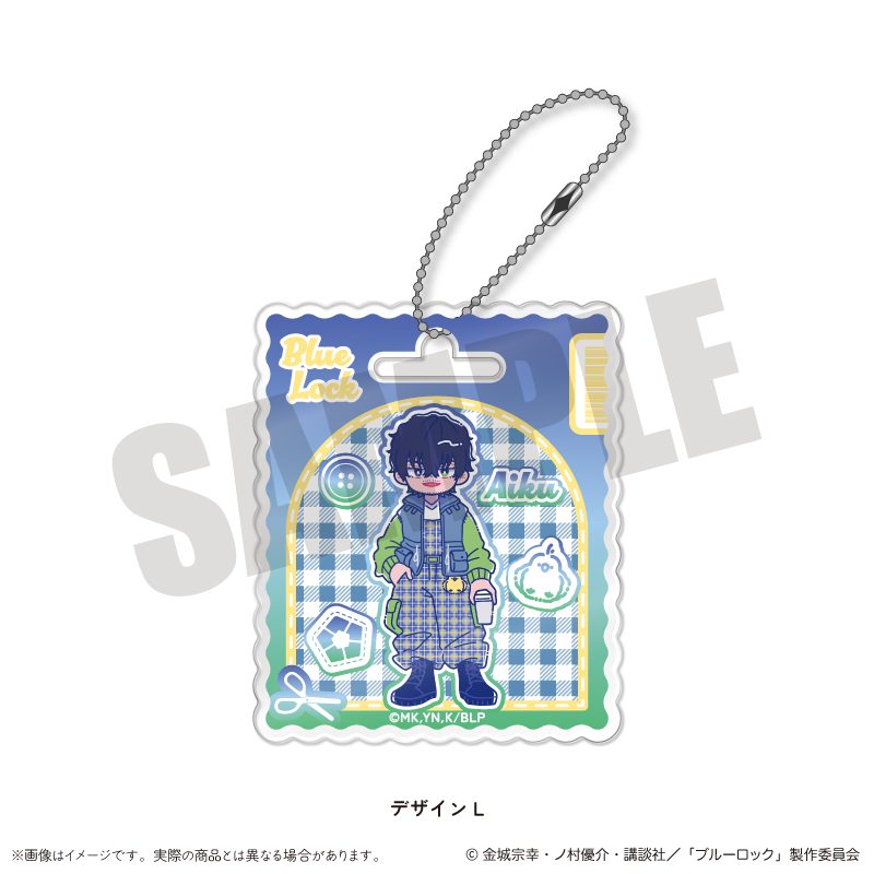 ブルーロック アクリルキーホルダー にゅーとろ 第3弾 L オリヴァ・愛空 ("Blue Lock" Acrylic Key Chain Newtoro Vol. 3 L Oliver Aiku)