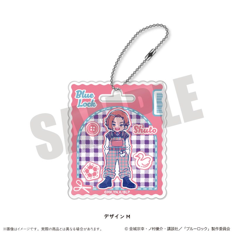 ブルーロック アクリルキーホルダー にゅーとろ 第3弾 M 閃堂秋人 ("Blue Lock" Acrylic Key Chain Newtoro Vol. 3 M Sendou Shuto)