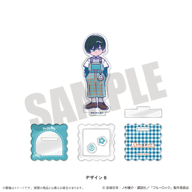 ブルーロック アクリルスタンド にゅーとろ 第3弾 B 糸師凛 ("Blue Lock" Acrylic Stand Newtoro Vol. 3 B Itoshi Rin)