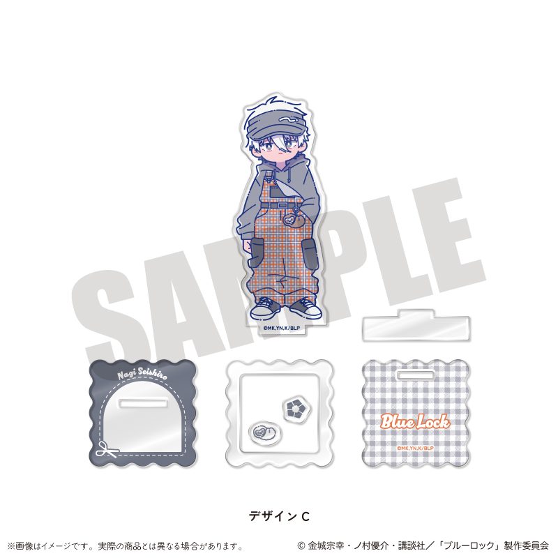 ブルーロック アクリルスタンド にゅーとろ 第3弾 C 凪誠士郎 ("Blue Lock" Acrylic Stand Newtoro Vol. 3 C Nagi Seishiro)