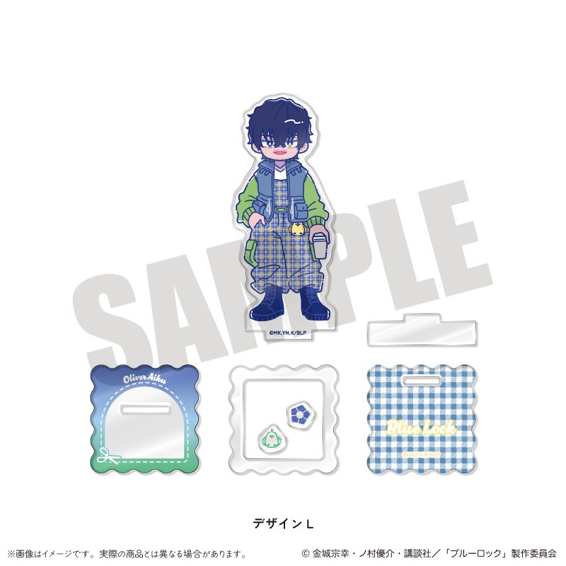 ブルーロック アクリルスタンド にゅーとろ 第3弾 L オリヴァ・愛空 ("Blue Lock" Acrylic Stand Newtoro Vol. 3 L Oliver Aiku)