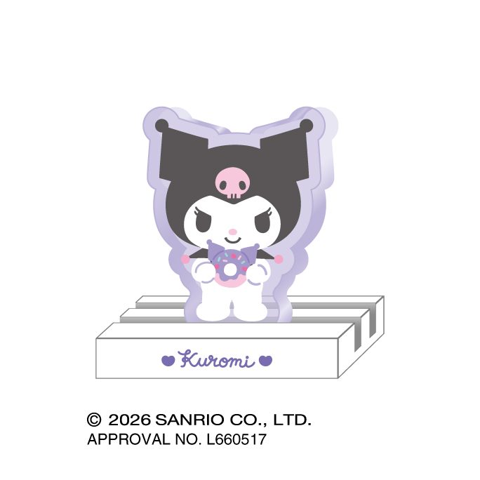 サンリオキャラクターズ キャもカもスタンド クロミ (Sanrio Characters Kya and Ka Mo Stand Kuromi)