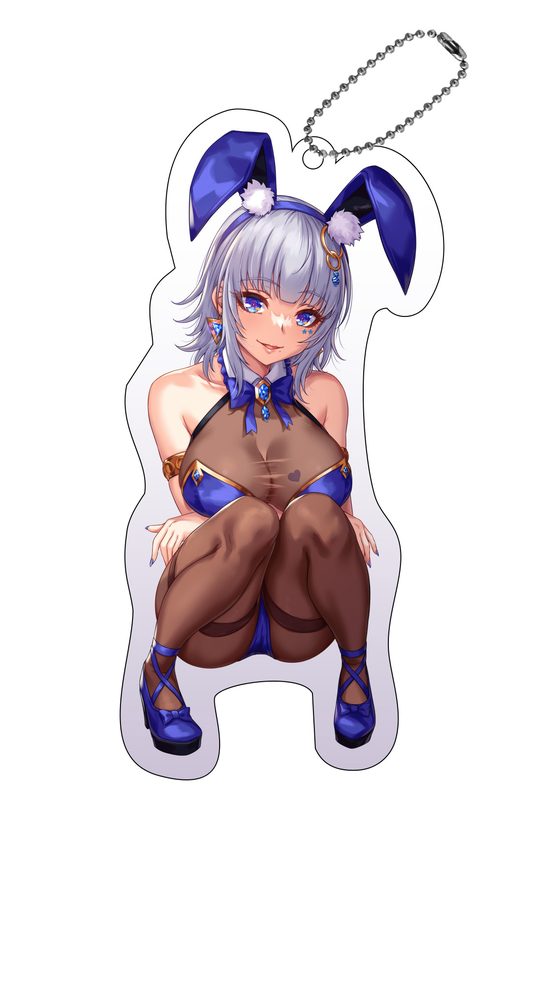 HOBBYOTAKU Sakiyamama Bunnys バニーミオ アクリルキーホルダー (HOBBYOTAKU SAKIYAMAMA BUNNYS BUNNY MIO ACRYLIC KEYCHAIN)