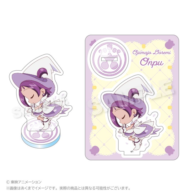 おジャ魔女どれみ ミニキャラアクリルマスコット おんぷ ("Ojamajo Doremi" Mini Character Acrylic Mascot Onpu)