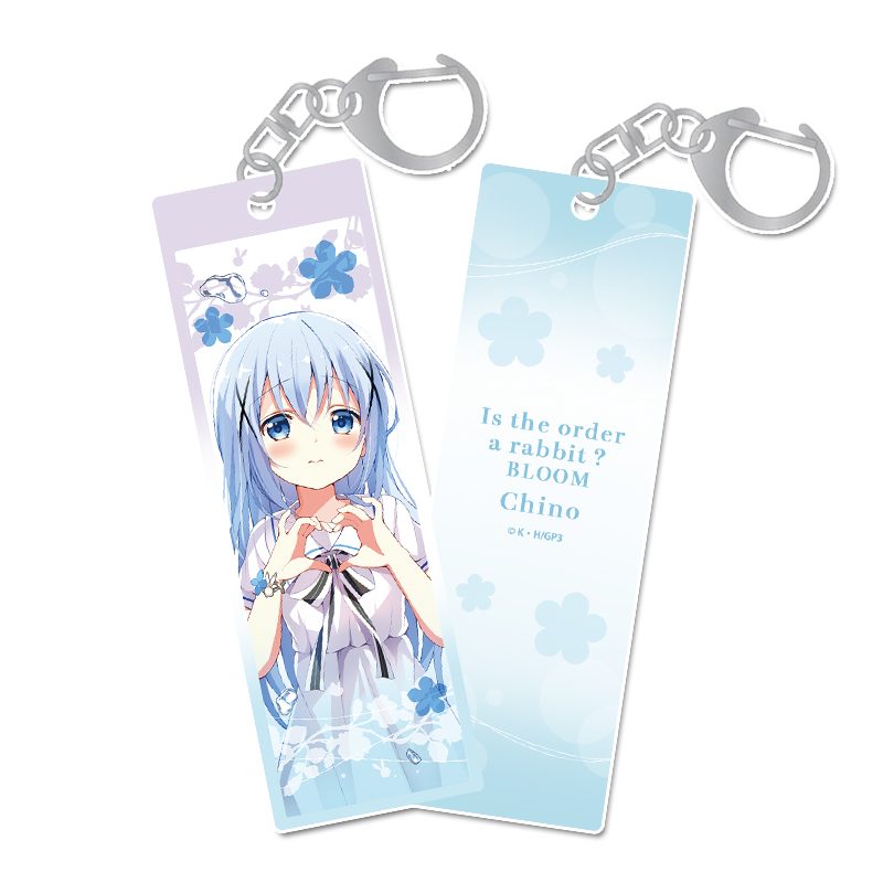 ご注文はうさぎですか? BLOOM アクリルスティックキーホルダー チノ ("Is the order a rabbit? BLOOM" Acrylic Stick Key Chain Chino)
