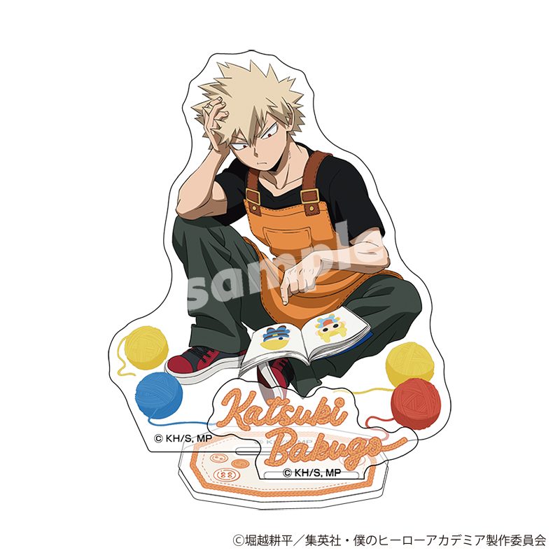 僕のヒーローアカデミア アクリルスタンド 編め!あみぐるみ 爆豪勝己 ("My Hero Academia" Acrylic Stand Knit! Knitted Plush Bakugo Katsuki)
