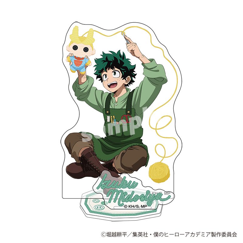 僕のヒーローアカデミア アクリルスタンド 編め!あみぐるみ 緑谷出久 ("My Hero Academia" Acrylic Stand Knit! Knitted Plush Midoriya Izuku)