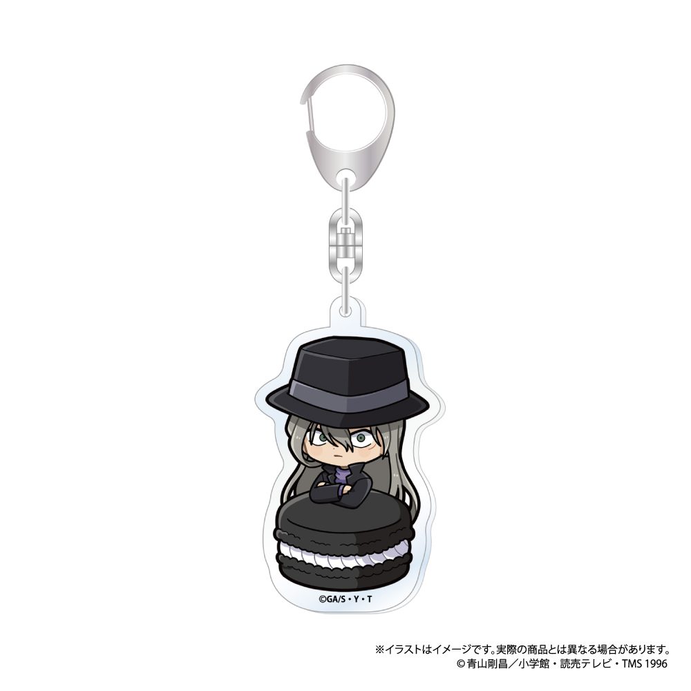 名探偵コナン アクリルキーホルダー ジンSD(マカロンVol.2) ("Detective Conan" Acrylic Key Chain Gin SD (Macaron Vol. 2))
