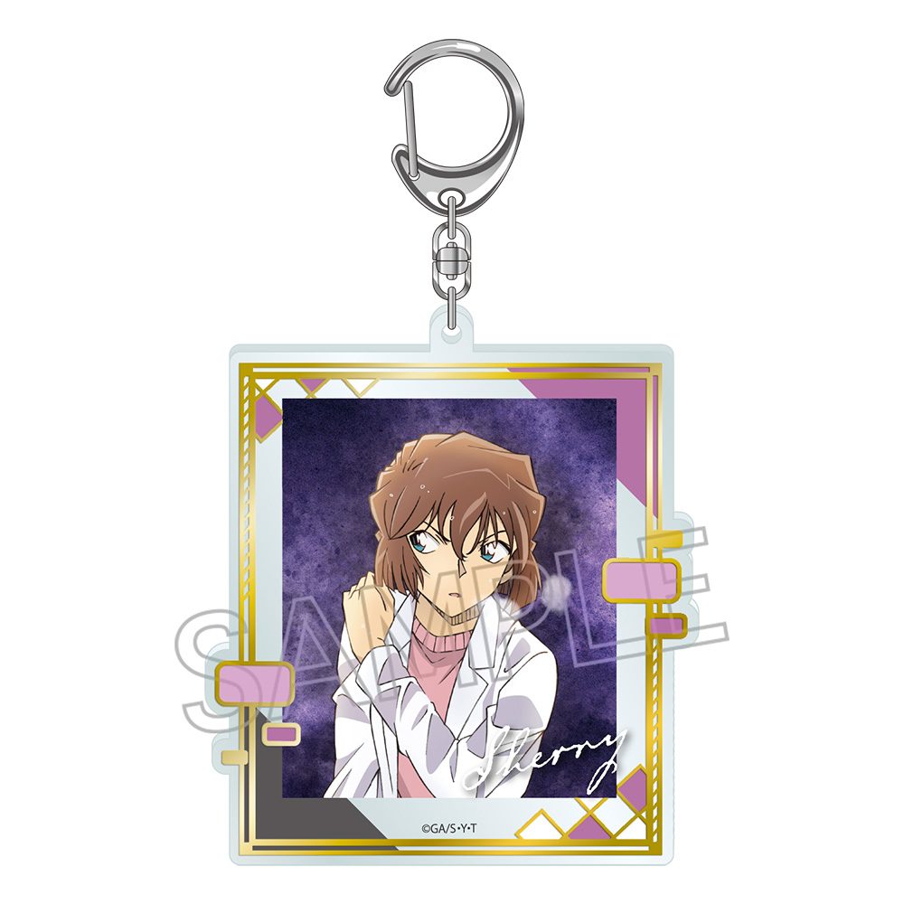 名探偵コナン 箔押しアクリルキーホルダー シェリー ("Detective Conan" Gilding Acrylic Key Chain Sherry)