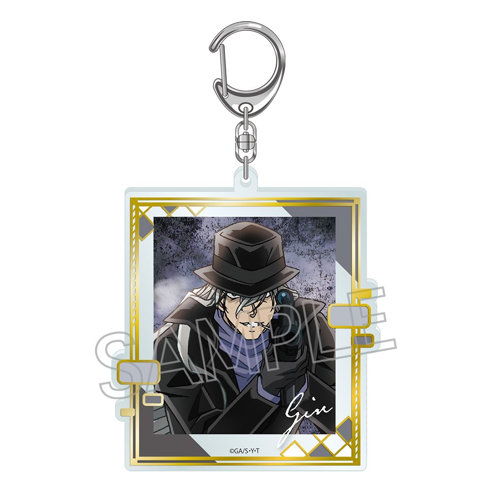 名探偵コナン 箔押しアクリルキーホルダー ジン ("Detective Conan" Gilding Acrylic Key Chain Gin)