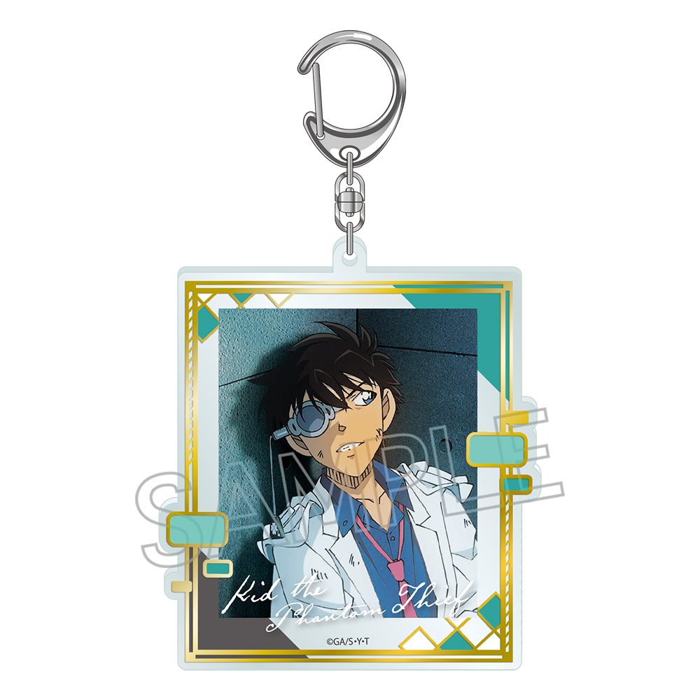 名探偵コナン 箔押しアクリルキーホルダー 怪盗キッド ("Detective Conan" Gilding Acrylic Key Chain Kaito Kid)