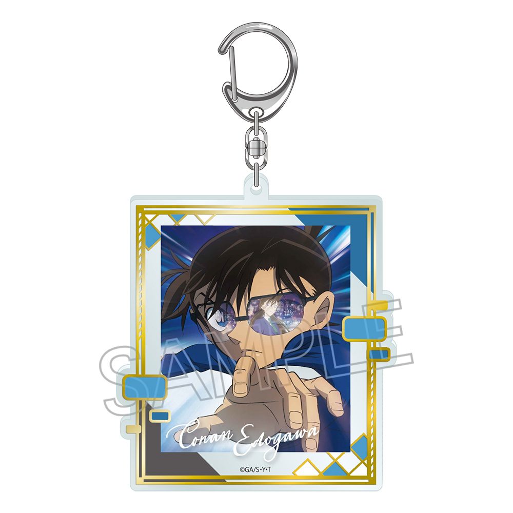 名探偵コナン 箔押しアクリルキーホルダー 江戸川コナン ("Detective Conan" Gilding Acrylic Key Chain Edogawa Conan)