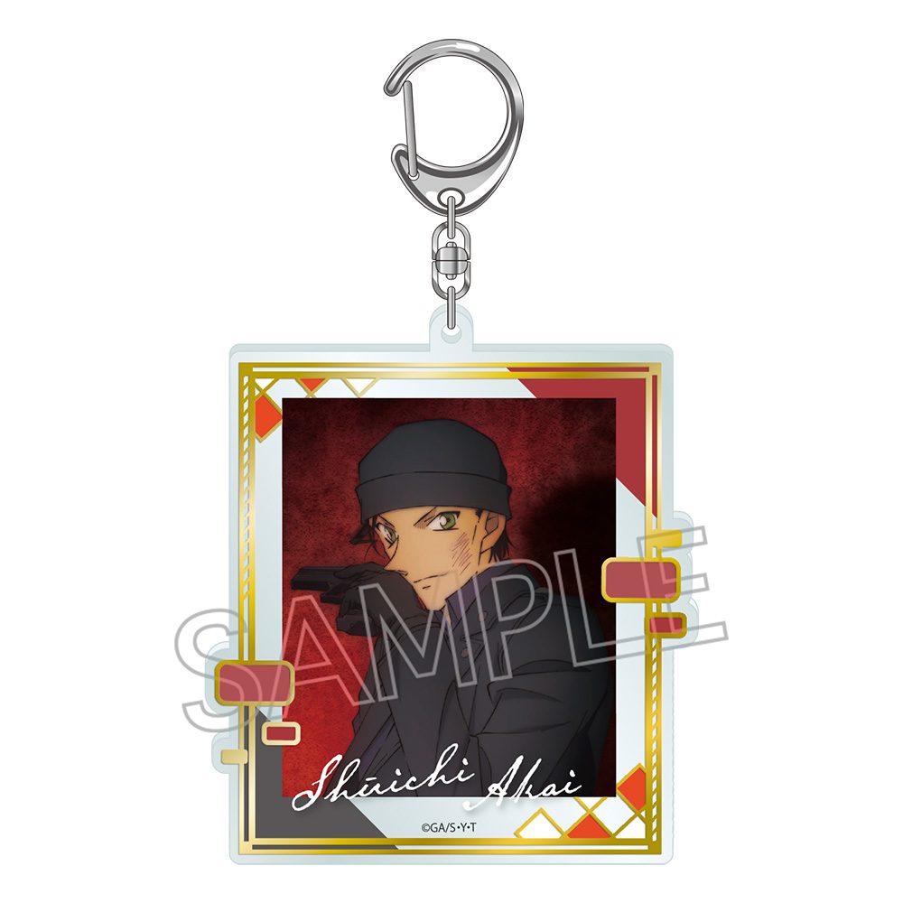 名探偵コナン 箔押しアクリルキーホルダー 赤井秀一 ("Detective Conan" Gilding Acrylic Key Chain Akai Shuichi)