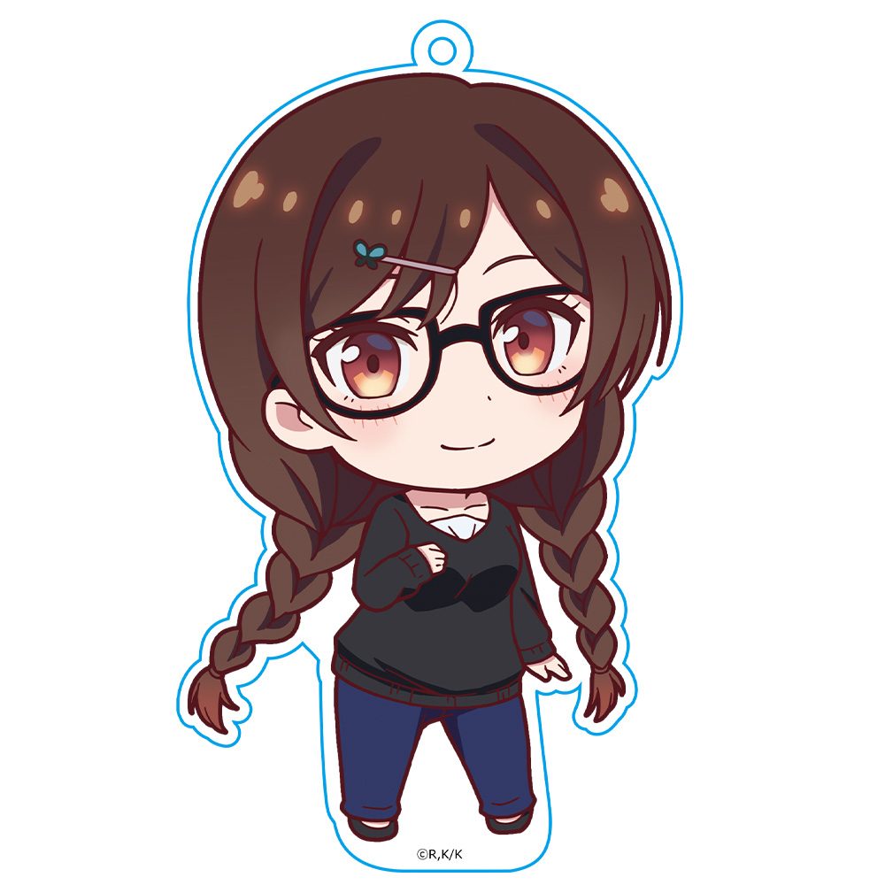 彼女、お借りします ぷにこれ!キーホルダー(スタンド付) 一ノ瀬ちづる ("Rent-A-Girlfriend" Puni Colle! Key Chain (with Stand) Ichinose Chizuru)