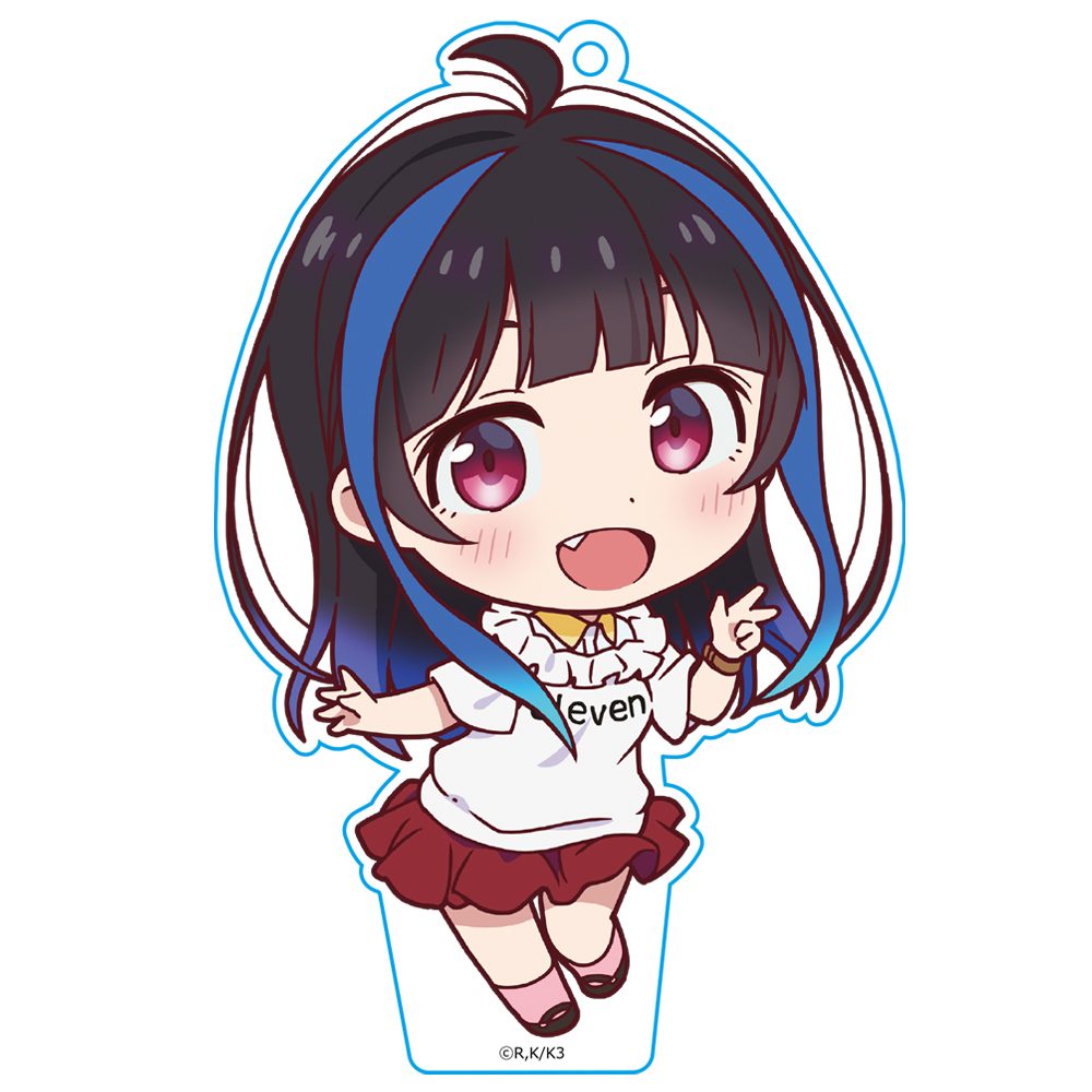 彼女、お借りします ぷにこれ!キーホルダー(スタンド付) 八重森みに ("Rent-A-Girlfriend" Puni Colle! Key Chain (with Stand) Yaemori Mini)