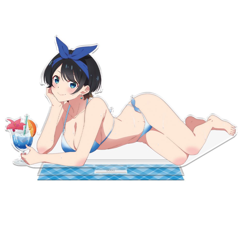 彼女、お借りします アクリルキャラスタンド 更科瑠夏 水着Ver. ("Rent-A-Girlfriend" Acrylic Chara Stand Sarashina Ruka Swimwear Ver.)