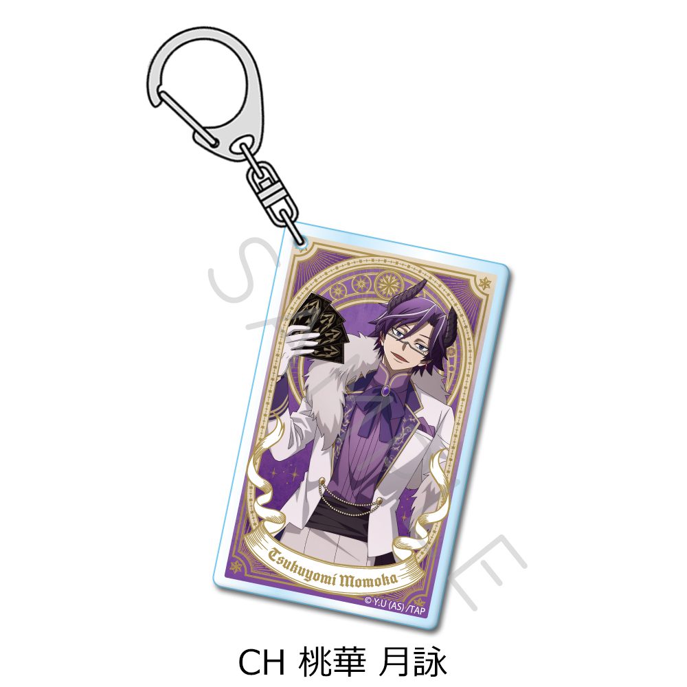 桃源暗鬼 第4弾 アクリルキーホルダー CH 桃華月詠 ("Tougen Anki" Vol. 4 Acrylic Key Chain CH Momoka Tsukuyomi)