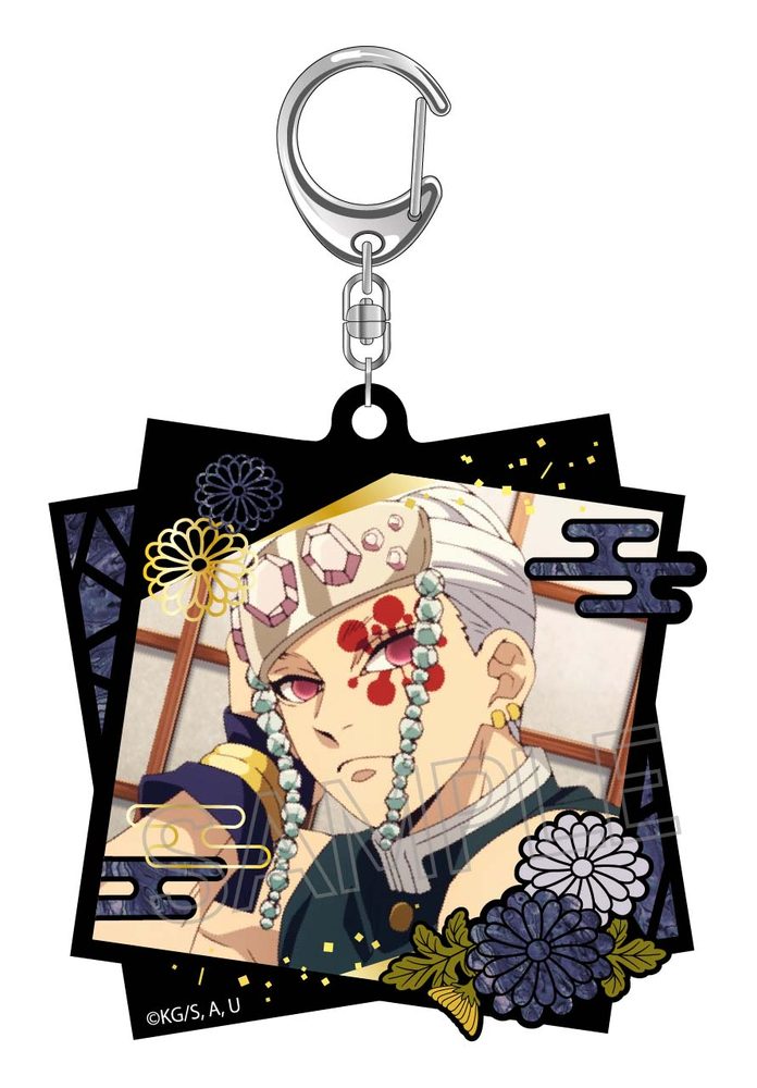 鬼滅の刃 螺鈿風シリーズ アクリルキーホルダー Vol.2 宇髄天元 ("Demon Slayer: Kimetsu no Yaiba" Raden Style Series Acrylic Key Chain Vol. 2 Uzui Tengen)
