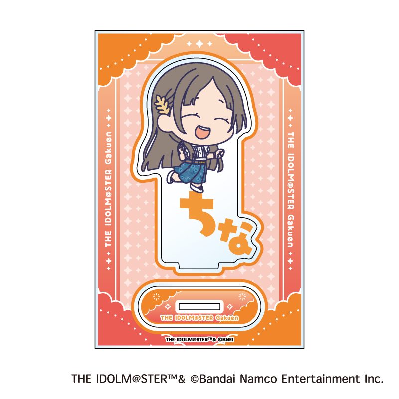 学園アイドルマスター おなまえぴたんコ アクリルスタンド G 倉本千奈 ("Gakuen Idolmaster" Onamae Pitanko Acrylic Stand G Kuramoto China)