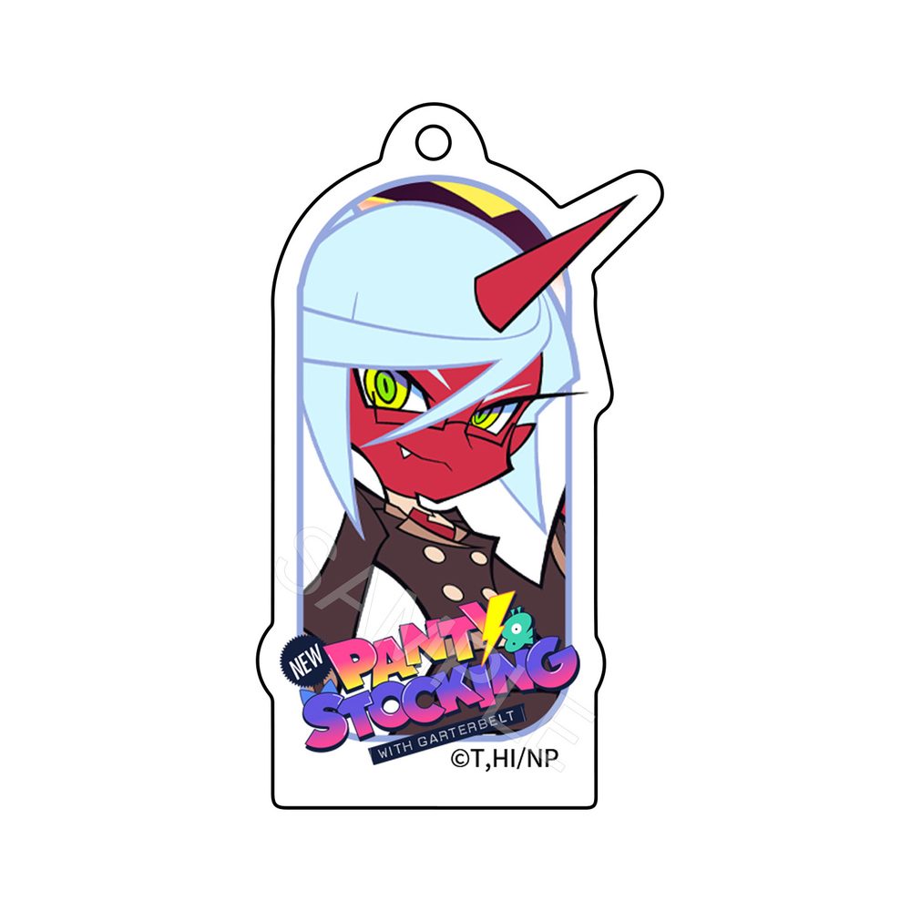 AFORCE×DRAGON HORSE New PANTY & STOCKING with GARTERBELT アクリルキーホルダー ニーソックス (AFORCE x DRAGON HORSE "NEW PANTY & STOCKING WITH GARTERBELT" ACRYLIC KEYCHAIN KNEESOCKS)