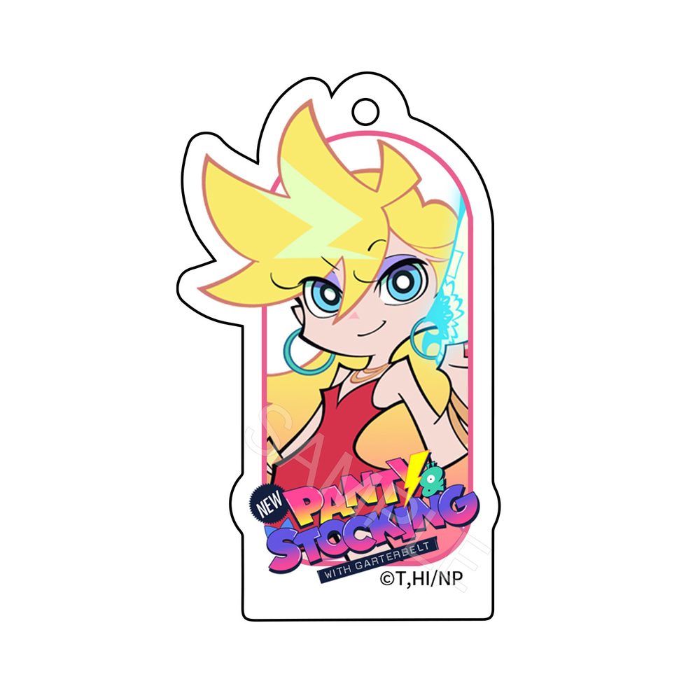 AFORCE×DRAGON HORSE New PANTY & STOCKING with GARTERBELT アクリルキーホルダー パンティ (AFORCE x DRAGON HORSE "NEW PANTY & STOCKING WITH GARTERBELT" ACRYLIC KEYCHAIN PANTY)
